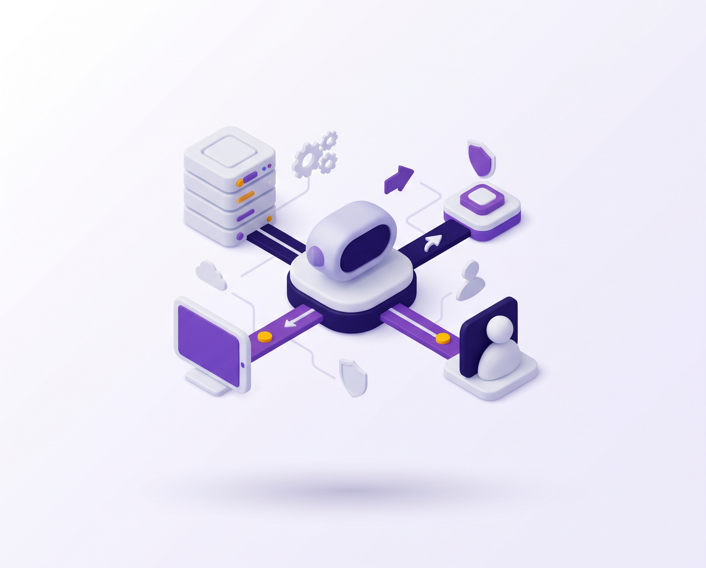 Finance chatbot illustration