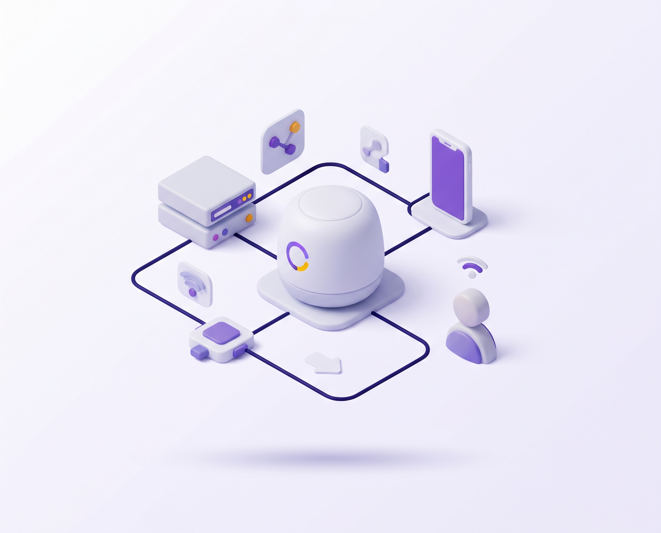 Voice assistants illustration